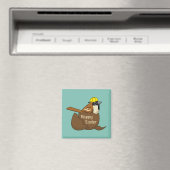 Schattigee Sparrow Chocolade Ei Happy Easter Magneet (Insitu (Vaatwasser))