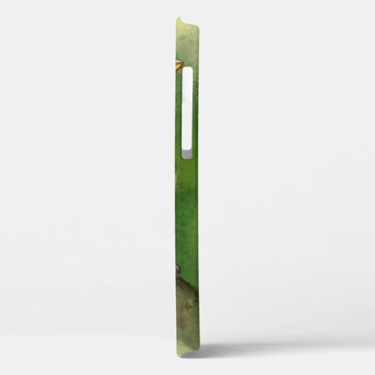 Schattigee Sparrow iPhone Case (Achterkant / Links)