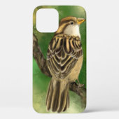 Schattigee Sparrow iPhone Case (Achterkant)