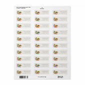 Schattigee speciale levering Pizza Baby shower Adr Etiket (Full Sheet)