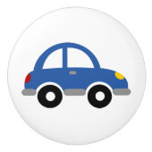 Schattigee speelgoed auto kind's kamer ontwerp aan keramische knop (Voorkant)