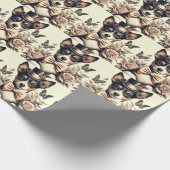 Schattigee Speelgoed Fox Terrier Cadeaupapier (Hoek)