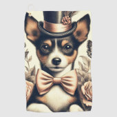 Schattigee  Speelgoed Fox Terrier Golfhanddoek (Voorkant)