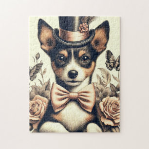 Schattigee Speelgoed Fox Terrier Legpuzzel