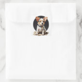 Schattigee Speelgoed Fox Terrier Puppy Sticker (Tas)