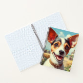 Schattigee Speelgoed Fox Terrier schilderij Notitieboek (Binnen)