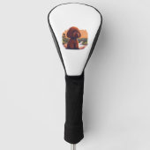 Schattigee Speelgoed poedel Golfheadcover (Voorkant)
