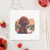 Schattigee Speelgoed poedel Servet (Insitu)