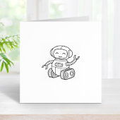 Schattigee Speelgoed Robot 1x1 Rubberstempel