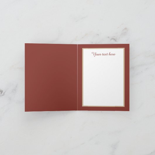 Schattigee speelgoed store waterverf Kerst Feestdagen Kaart (Binnen)