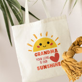 Schattigee speelse gele liefde oma Canvas tassen