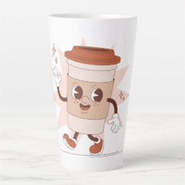 Schattigee speelse koffie Cartoon Latte Mok