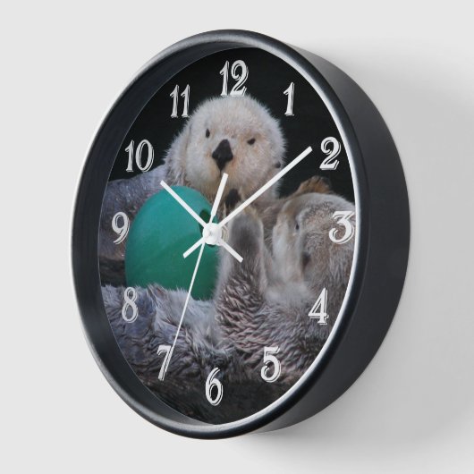 Schattigee speelse Zeeen otters (Hoek)