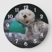Schattigee speelse Zeeen otters Grote Klok (Voorkant)