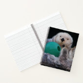 Schattigee speelse Zeeen otters Notitieboek (Binnen)