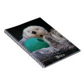 Schattigee speelse Zeeen otters Notitieboek (Rechterzijde)