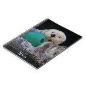 Schattigee speelse Zeeen otters Notitieboek (Linkerzijde)