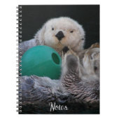 Schattigee speelse Zeeen otters Notitieboek (Voorkant)