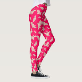 Schattigee Sphynx cat, roze Leggings