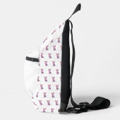 Schattigee Sphynx Cats Love Hearts Terug naar Scho Sling Bag (Rechts)