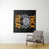 Schattigee spin - Trick or treat- Halloween Wandkleed (In Situ (horizontaal))