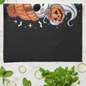 Schattigee Spook Drink Koffie Halloween Iced Coffe Theedoek (Gevouwen)