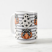 Schattigee spook en herfst pompoenen koffiemok (Voorkant links)