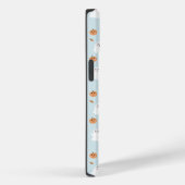 Schattigee Spook & Pompoen Blauw Halloween Patroon Case-Mate iPhone Case (Achterkant / Rechts)