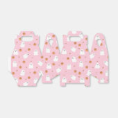 Schattigee Spook & Pompoen Roze Halloween Patroon Bedankdoosjes (Uitgevouwen)