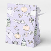 Schattigee spook, vleermuis & spin Halloween Bedankdoosjes (Achterkant)