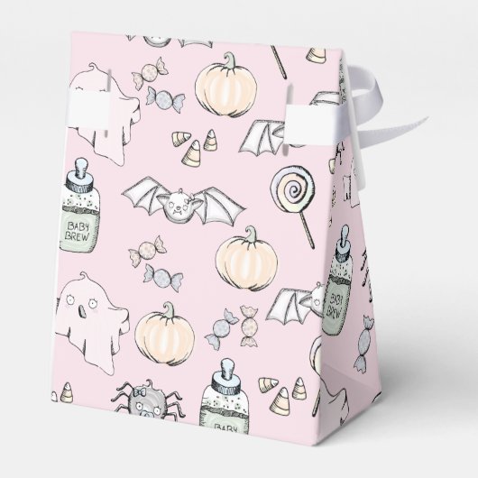 Schattigee spook, vleermuis & spin Halloween Bedankdoosjes (Achterkant)