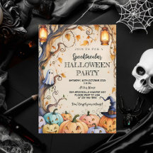 Schattigee spookachtige Halloween-feest van Ghost