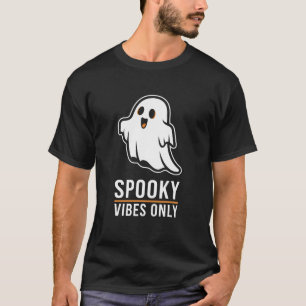 Schattigee spookachtige vibes alleen Halloween T-shirt