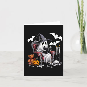 Schattigee Spookboeken Halloween Teacher Ghost Rea Kaart