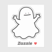 Schattigee spookdoedel sticker (Vel)