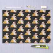 Schattigee spookheksen Pet pompoenpatroon Hallowee Tissuepapier (Craft)