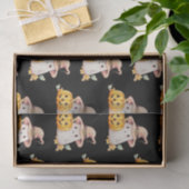 Schattigee spookheksen Pet pompoenpatroon Hallowee Tissuepapier (Geschenk)