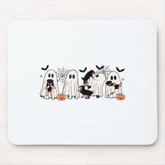 Schattigee spookhonden Hondenliefhebber Mannen Vro Muismat (Voorkant)