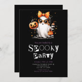 Schattigee spooksterren minimalistisch Halloween f Kaart (Voorkant / Achterkant)