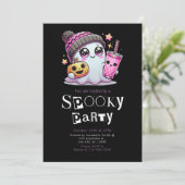 Schattigee spooksterren minimalistisch Halloween Kaart (Staand voorkant)