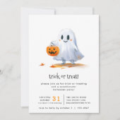 Schattigee spooktaculaire truc of behandelende par kaart (Voorkant)