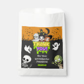 Schattigee Spooktacular Halloween Monster Verjaard Bedankzakje (Voorkant)