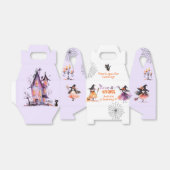 Schattigee Spooktacular Heksen Kostuum verjaardags Bedankdoosjes (Uitgevouwen)