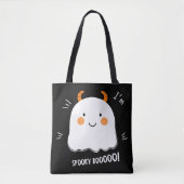 Schattigee Spooky Boo Demon Ghost Tote Bag (Voorkant)