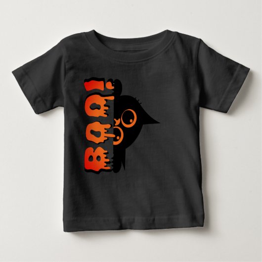 Schattigee Spooky Cat met "Boo": Halloween Cat Des (Voorkant)