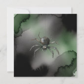 Schattigee Spooky Drie Monster Bash Halloween Part Kaart (Achterkant)
