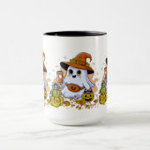 Schattigee Spooky Drink Koffie Combo Mok, 15 oz Mok (Midden)
