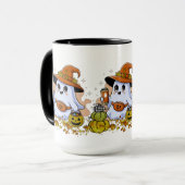 Schattigee Spooky Drink Koffie Combo Mok, 15 oz Mok (Voorkant links)