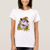 Schattigee Spooky Drink Koffie T-shirt (Voorkant)