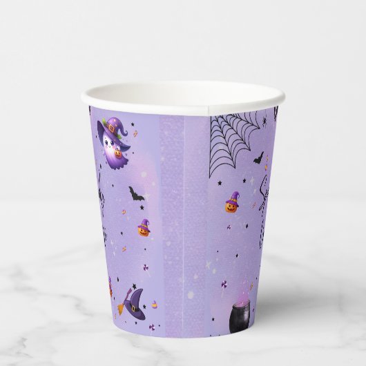 Schattigee Spooky Eerste Verjaardag Halloween Part Papieren Bekers (Rechts)